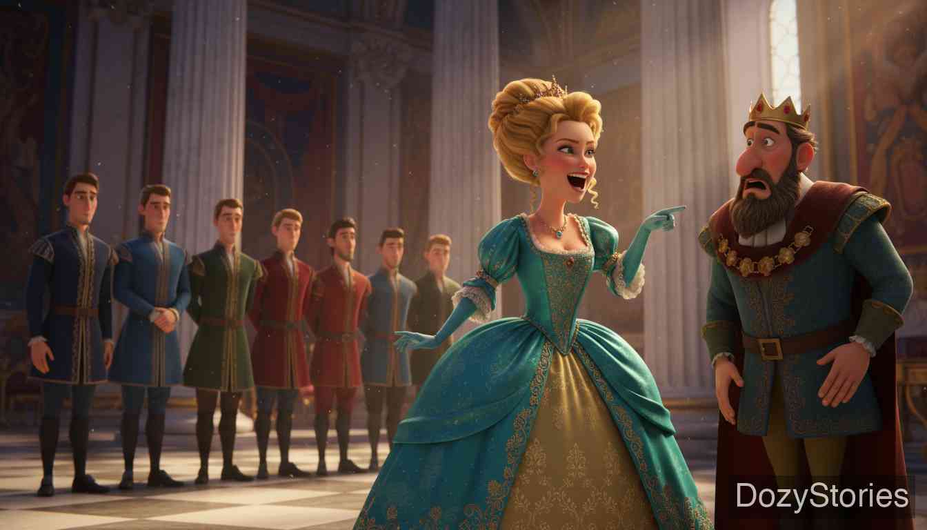 画眉嘴国王 - 格林兄弟 - 童话故事插画